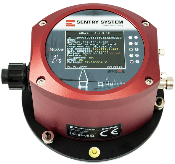 xWave Max - Digital Standalone Structural Health Monitoring Unit